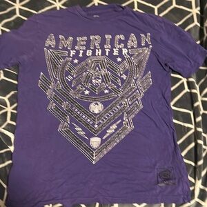 Purple American fighter shirt